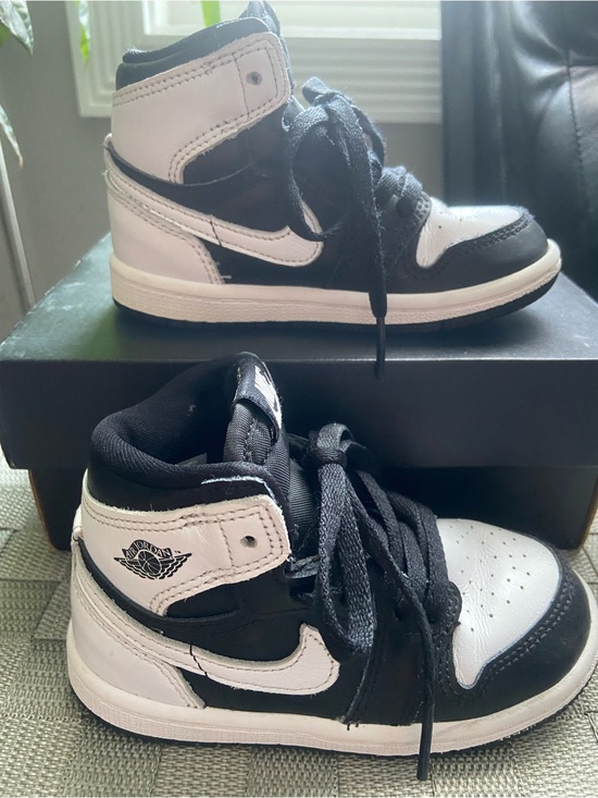 Jordan Other - Jordan Kids Black and White High-Top Sneakers